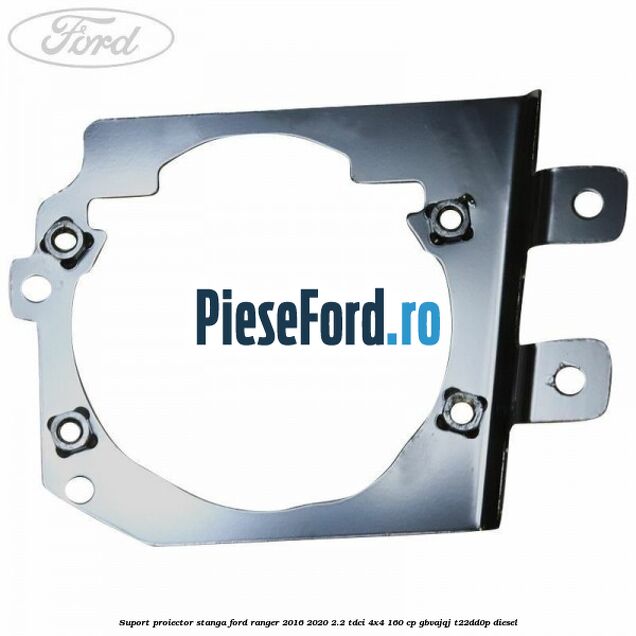 Suport proiector stanga Ford Ranger 2016-2020 2.2 TDCi 4x4 160 cp GBVAJQJ, T22DD0P diesel