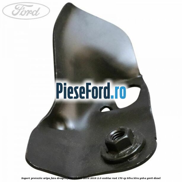 Suport protectie aripa fata dreapta Ford Transit 2014-2018 2.0 EcoBlue RWD 170 cp BLHA, BLRA, YNHA, YNR6 diesel