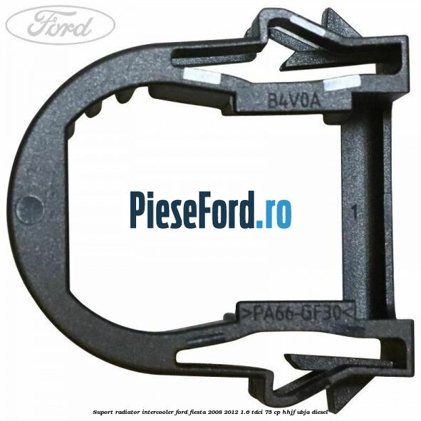 Suport radiator intercooler Ford Fiesta 2008-2012 1.6 TDCi 75 cp HHJF, UBJA diesel