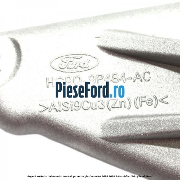 Suport radiator intercooler montat pe motor Ford Mondeo 2019-2023 2.0 EcoBlue 120 cp BCCD diesel