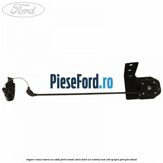Suport roata rezerva cu cablu Ford Transit 2014-2018 2.0 EcoBlue RWD 105 cp BJRA, YLR6, YLRA diesel