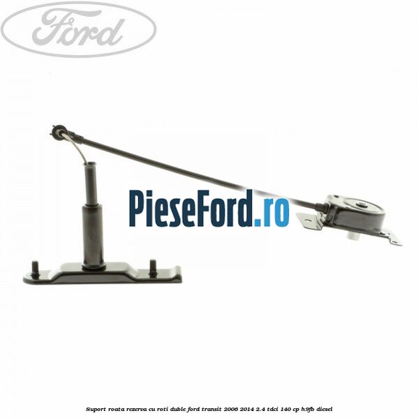 Suport roata rezerva cu roti duble Ford Transit 2006-2014 2.4 TDCi 140 cp H9FB diesel