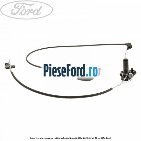 Suport roata rezerva cu roti simple Ford Transit 2000-2006 2.0 DI 75 cp D3FA diesel