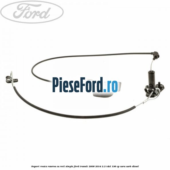 Suport roata rezerva cu roti simple Ford Transit 2006-2014 2.2 TDCi 136 cp USRA, USRB diesel