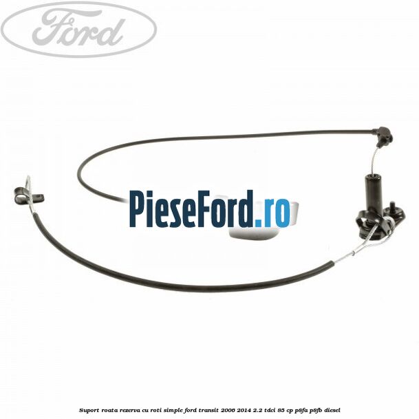 Suport roata rezerva cu roti simple Ford Transit 2006-2014 2.2 TDCi 85 cp P8FA, P8FB diesel