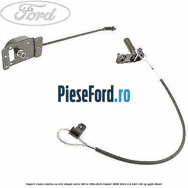 Suport roata rezerva cu roti simple seria 330 si 350S Ford Transit 2006-2014 2.2 TDCi 130 cp QWFA diesel