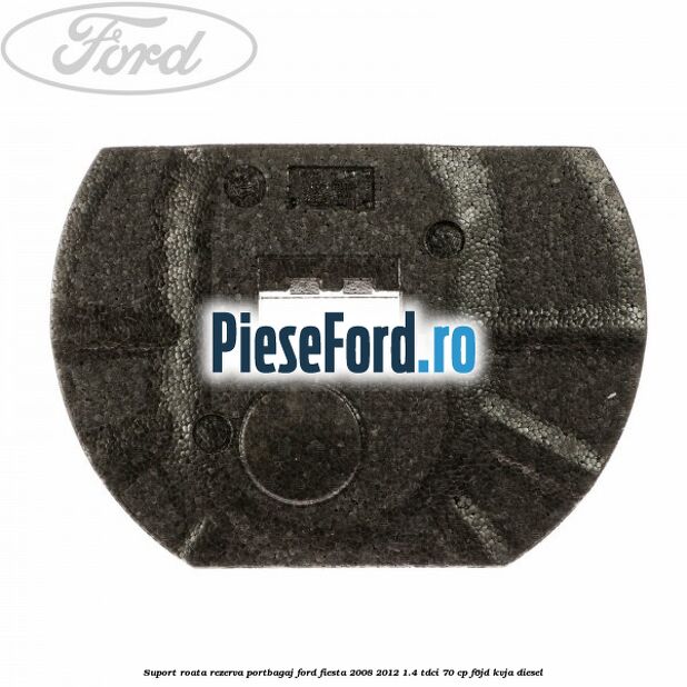 Suport roata rezerva portbagaj Ford Fiesta 2008-2012 1.4 TDCi 70 cp F6JD, KVJA diesel