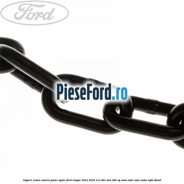 Suport roata rezerva punte spate Ford Ranger 2012-2015 3.2 TDCi 4x4 200 cp Suport roata rezerva punte spate Ford Ranger 2012-2015 3.2 TDCi 4x4 200 cp ENSA, SA2R, SA2S, SA2W, SAFA diesel