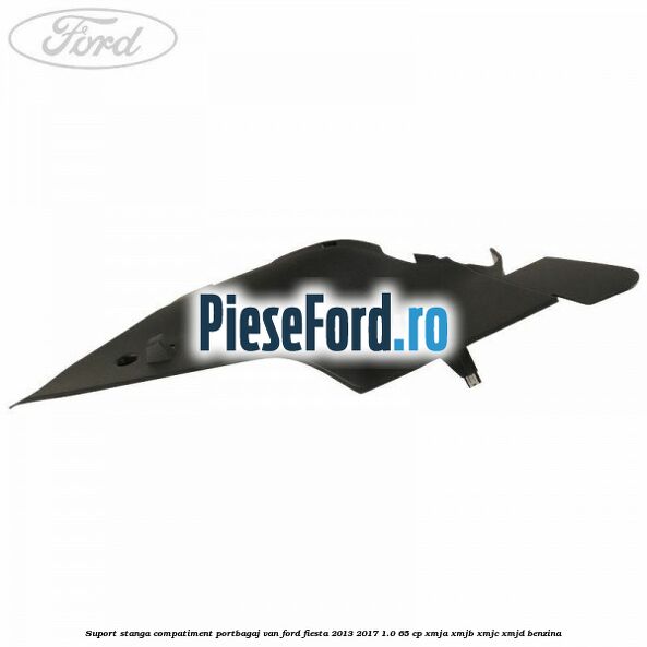 Suport stanga compatiment portbagaj VAN Ford Fiesta 2013-2017 1.0 65 cp XMJA, XMJB, XMJC, XMJD benzina