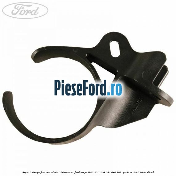 Suport stanga furtun radiator intercooler Ford Kuga 2013-2016 2.0 TDCi 4x4 180 cp T8MA, T8MB, T8MC diesel