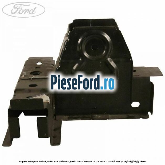 Suport stanga membru podea usa culisanta Ford Transit Custom 2014-2018 2.2 TDCi 100 cp DRF4, DRFF, DRFG diesel