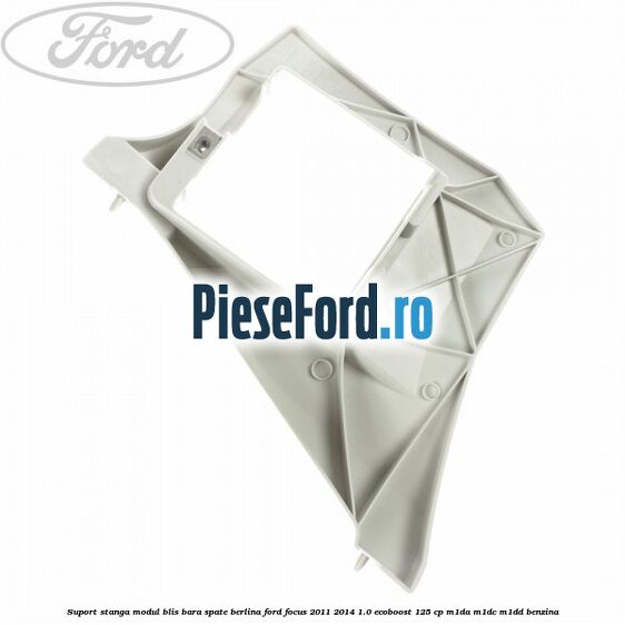Suport stanga modul BLIS bara spate berlina Ford Focus 2011-2014 1.0 EcoBoost 125 cp M1DA, M1DC, M1DD benzina