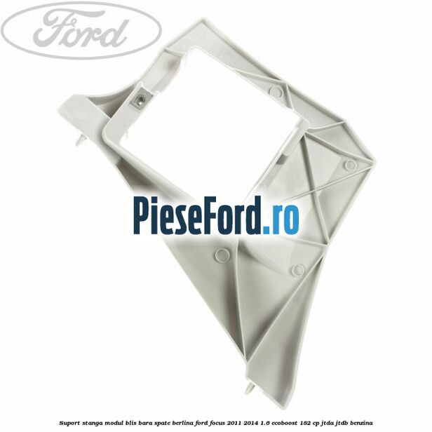 Suport stanga modul BLIS bara spate berlina Ford Focus 2011-2014 1.6 EcoBoost 182 cp JTDA, JTDB benzina