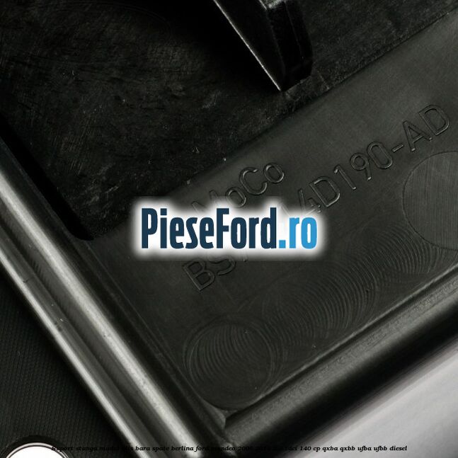 Suport stanga modul BLIS bara spate berlina Ford Mondeo 2008-2014 2.0 TDCi 140 cp QXBA, QXBB, UFBA, UFBB diesel