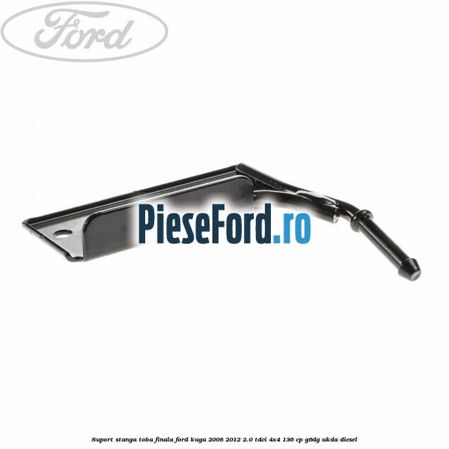 Suport stanga toba finala Ford Kuga 2008-2012 2.0 TDCi 4x4 136 cp G6DG, UKDA diesel