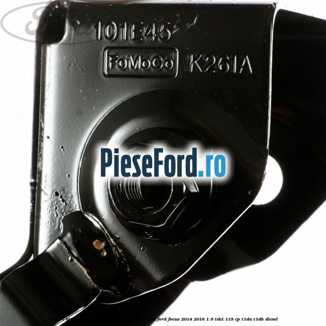 Suport stanga traversa inferioara radiator apa Ford Focus 2014-2018 1.6 TDCi 115 cp Suport stanga traversa inferioara radiator apa Ford Focus 2014-2018 1.6 TDCi 115 cp T1DA, T1DB diesel