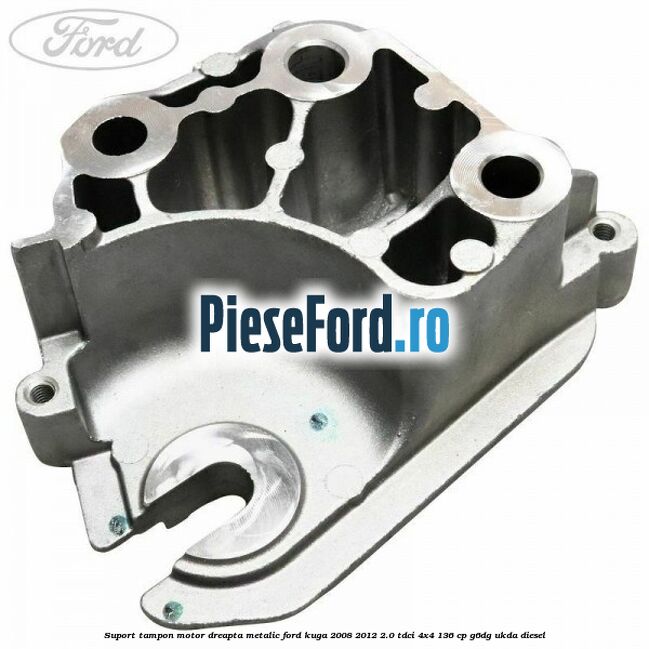 Suport tampon motor dreapta metalic Ford Kuga 2008-2012 2.0 TDCi 4x4 136 cp G6DG, UKDA diesel
