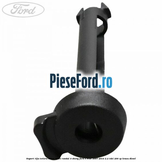 Suport tija tetiera scaun spate randul 3 ebony Ford S-Max 2007-2014 2.2 TDCi 200 cp KNWA diesel