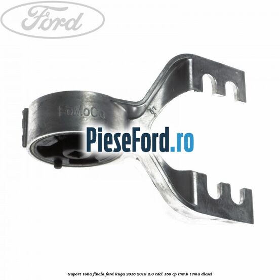 Suport toba finala Ford Kuga 2016-2018 2.0 TDCi 150 cp T7MB, T7MA diesel