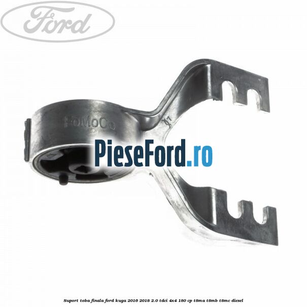Suport toba finala Ford Kuga 2016-2018 2.0 TDCi 4x4 180 cp T8MA, T8MB, T8MC diesel
