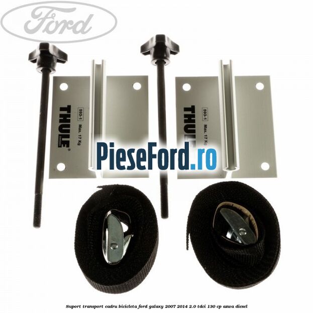 Suport transport cadru bicicleta Ford Galaxy 2007-2014 2.0 TDCi 130 cp AZWA diesel