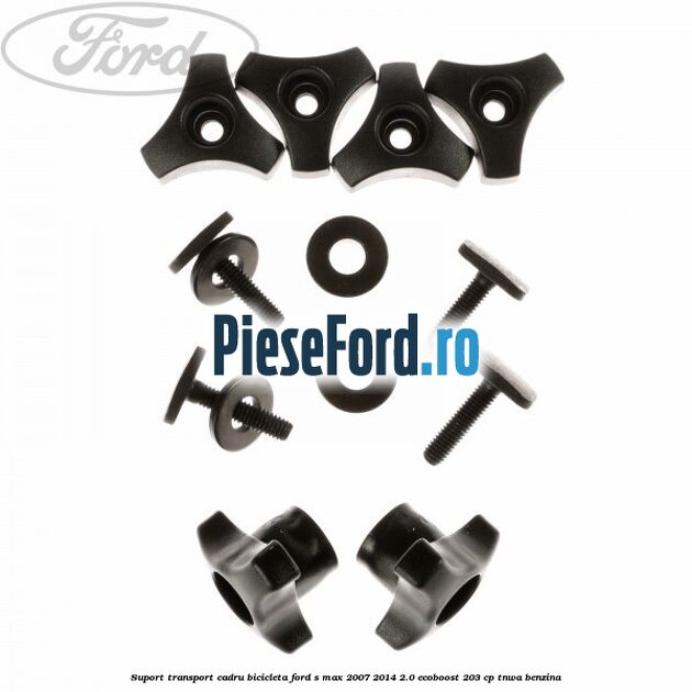 Suport transport cadru bicicleta Ford S-Max 2007-2014 2.0 EcoBoost 203 cp TNWA benzina