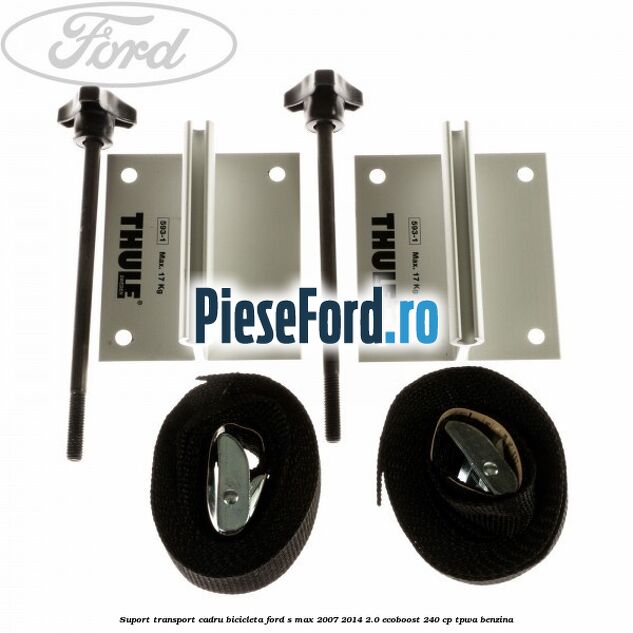 Suport transport cadru bicicleta Ford S-Max 2007-2014 2.0 EcoBoost 240 cp TPWA benzina