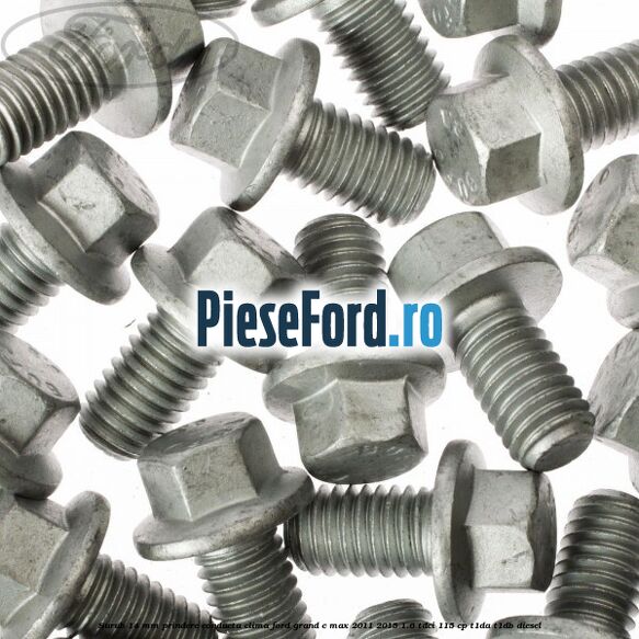 Surub 14 mm prindere conducta clima Ford Grand C-Max 2011-2015 1.6 TDCi 115 cp T1DA, T1DB diesel