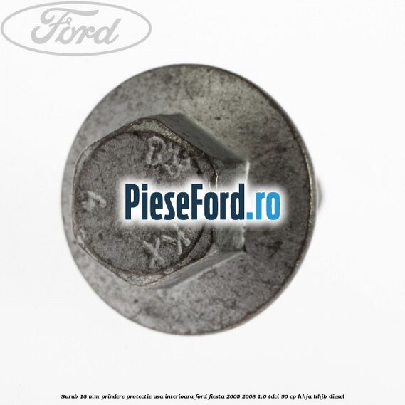 Surub 18 mm prindere protectie usa interioara Ford Fiesta 2005-2008 1.6 TDCi 90 cp HHJA, HHJB diesel