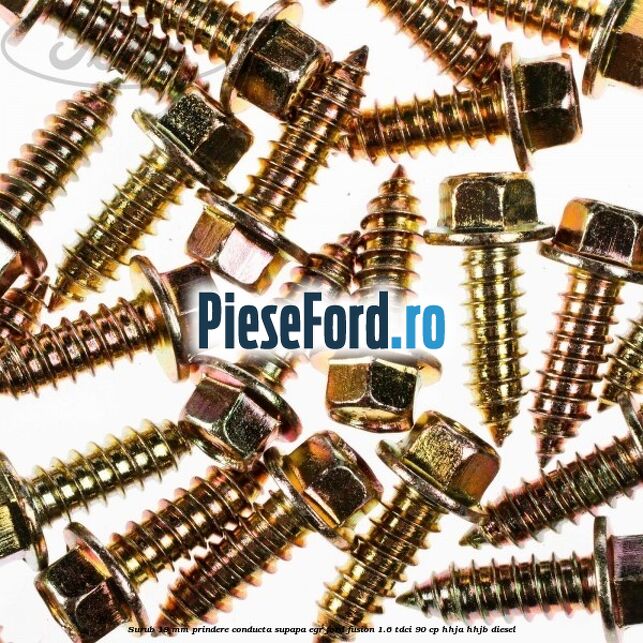 Surub 19 mm prindere conducta supapa EGR Ford Fusion 1.6 TDCi 90 cp HHJA, HHJB diesel