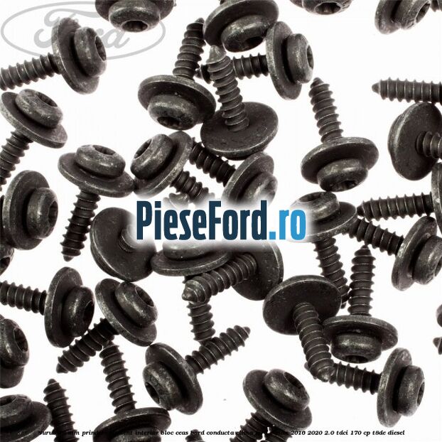 Surub 19 mm prindere element interior bloc ceas bord conducta clima Ford C-Max 2016-2020 2.0 TDCi 170 cp T8DE diesel
