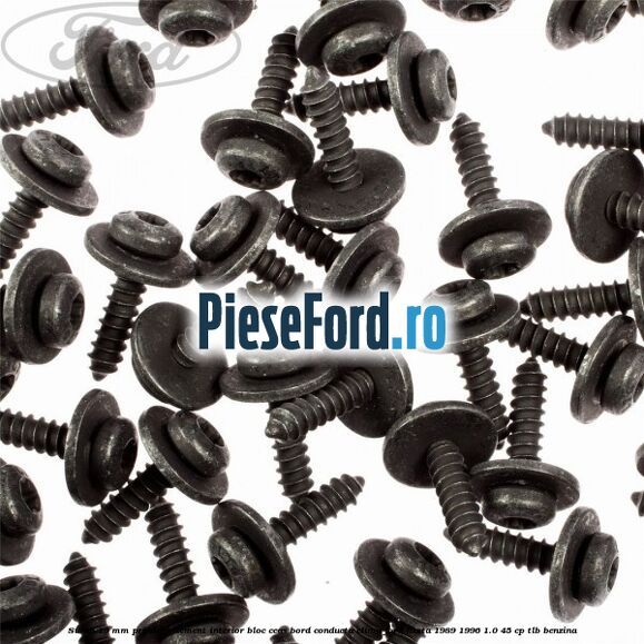 Surub 19 mm prindere element interior bloc ceas bord conducta clima Ford Fiesta 1989-1996 1.0 45 cp TLB benzina
