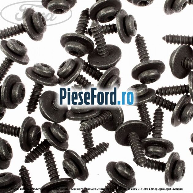 Surub 19 mm prindere element interior bloc ceas bord conducta clima Ford Mondeo 2000-2007 1.8 16V 110 cp CGBA, CGBB benzina