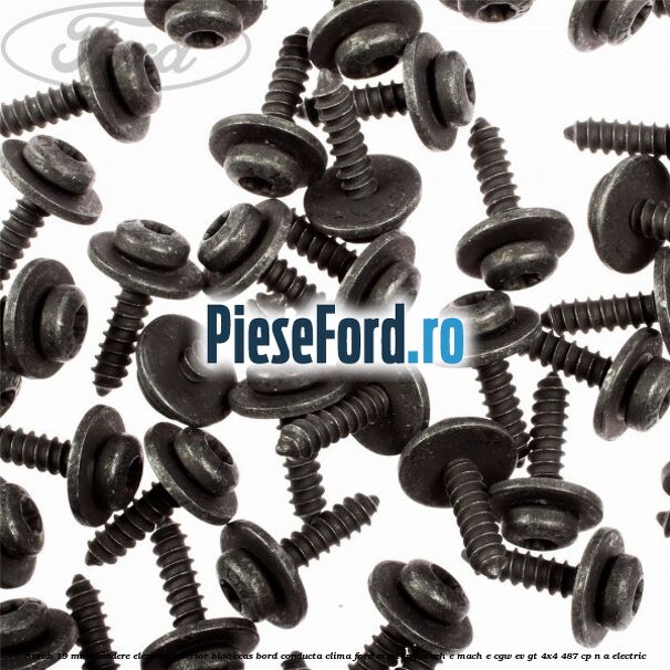 Surub 19 mm prindere element interior bloc ceas bord conducta clima Ford Mustang Mach-E MACH-E (CGW) EV GT 4x4 487 cp n/a electric