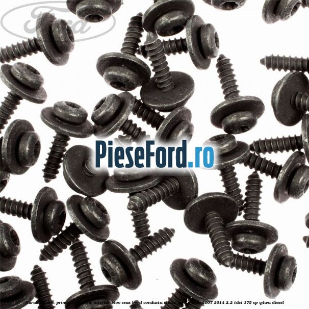 Surub 19 mm prindere element interior bloc ceas bord conducta clima Ford S-Max 2007-2014 2.2 TDCi 175 cp Q4WA diesel
