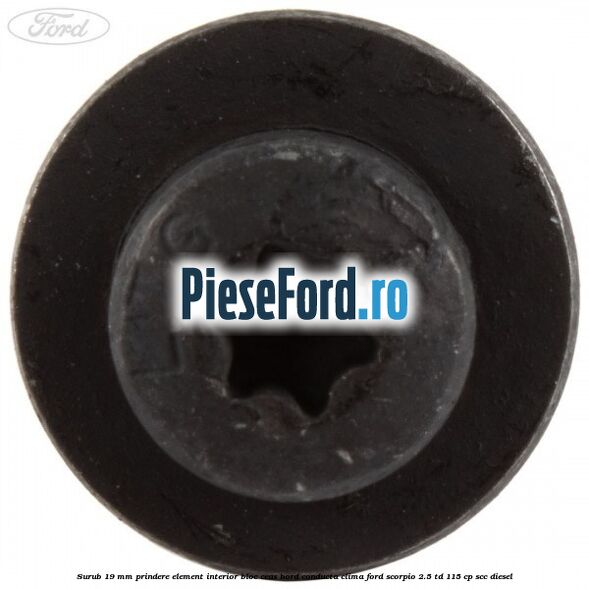 Surub 19 mm prindere element interior bloc ceas bord conducta clima Ford Scorpio 2.5 TD 115 cp Surub 19 mm prindere element interior bloc ceas bord conducta clima Ford Scorpio 2.5 TD 115 cp SCC diesel