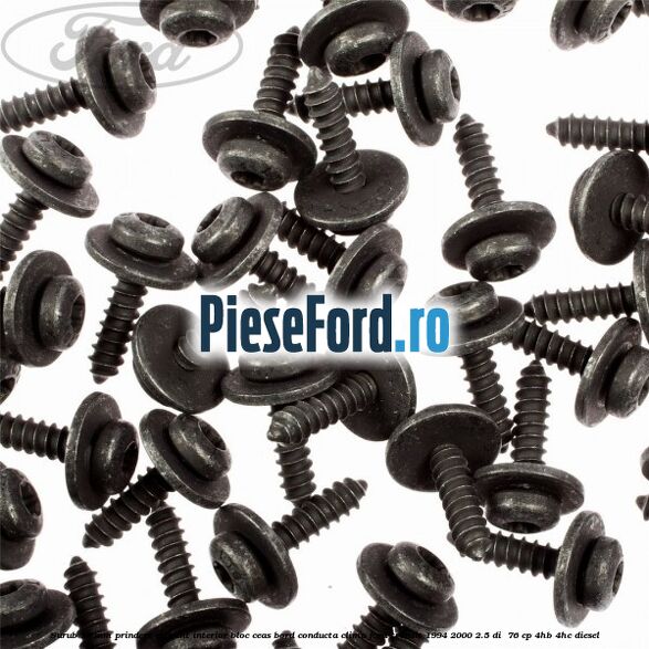 Surub 19 mm prindere element interior bloc ceas bord conducta clima Ford Transit 1994-2000 2.5 DI  76 cp 4HB, 4HC diesel