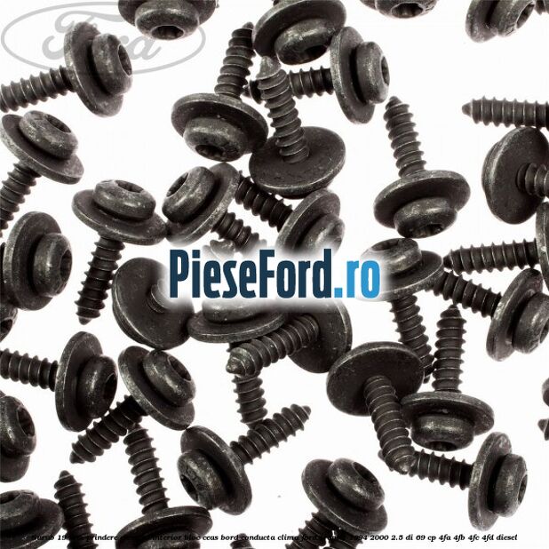 Surub 19 mm prindere element interior bloc ceas bord conducta clima Ford Transit 1994-2000 2.5 DI 69 cp 4FA, 4FB, 4FC, 4FD diesel