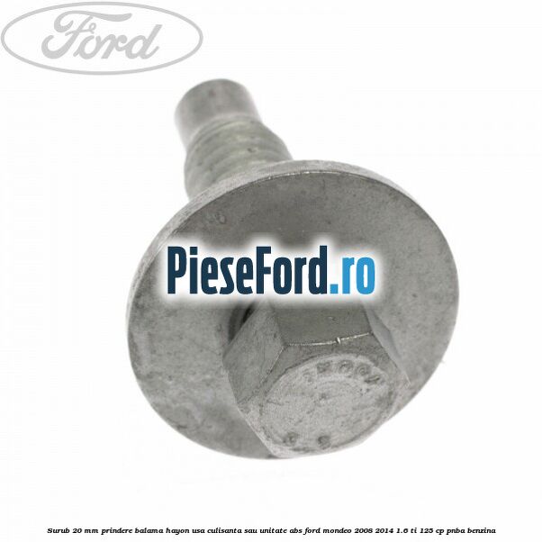 Surub 20 mm prindere balama hayon usa culisanta sau unitate ABS Ford Mondeo 2008-2014 1.6 Ti 125 cp PNBA benzina