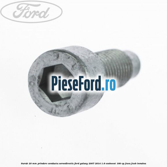 Surub 20 mm prindere conducta servodirectie Ford Galaxy 2007-2014 1.6 EcoBoost 160 cp JTWA, JTWB benzina