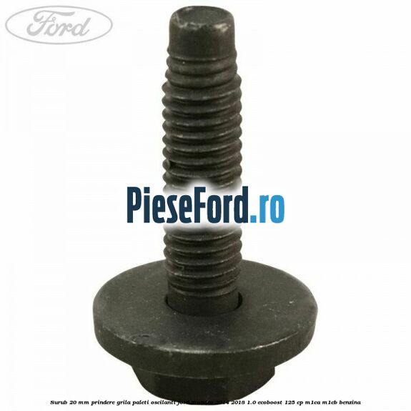 Surub 20 mm prindere grila paleti oscilanti Ford Mondeo 2014-2018 1.0 EcoBoost 125 cp M1CA, M1CB benzina