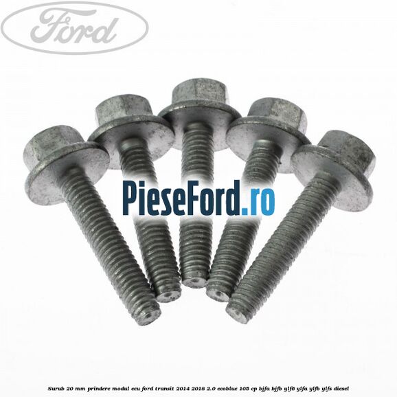 Surub 20 MM prindere modul ECU Ford Transit 2014-2018 2.0 EcoBlue 105 cp BJFA, BJFB, YLF6, YLFA, YLFB, YLFS diesel