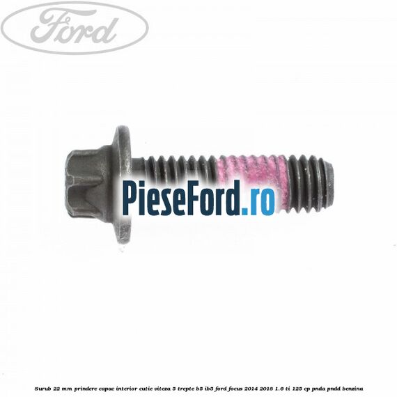 Surub 22 mm prindere capac interior cutie viteza 5 trepte B5/IB5 Ford Focus 2014-2018 1.6 Ti 125 cp PNDA, PNDD benzina