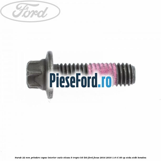 Surub 22 mm prindere capac interior cutie viteza 5 trepte B5/IB5 Ford Focus 2014-2018 1.6 Ti 85 cp XTDA, XTDB benzina