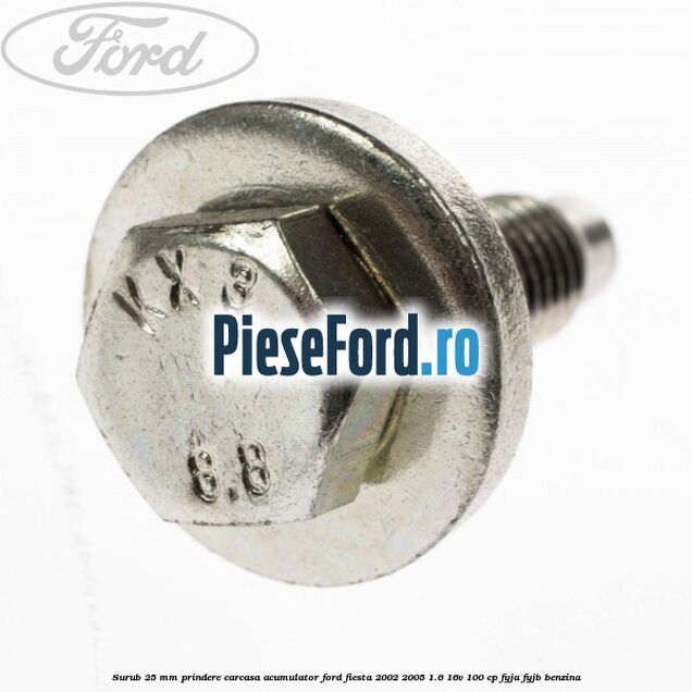 Surub 25 mm prindere carcasa acumulator Ford Fiesta 2002-2005 1.6 16V 100 cp FYJA, FYJB benzina
