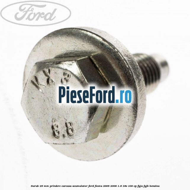 Surub 25 mm prindere carcasa acumulator Ford Fiesta 2005-2008 1.6 16V 100 cp FYJA, FYJB benzina