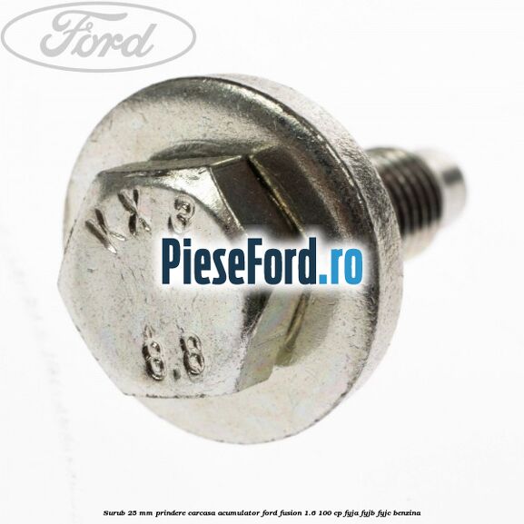 Surub 25 mm prindere carcasa acumulator Ford Fusion 1.6 100 cp FYJA, FYJB, FYJC benzina