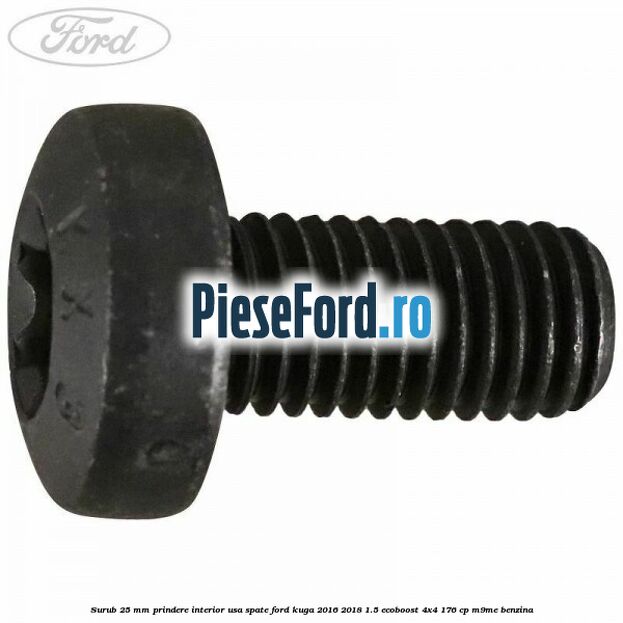 Surub 25 mm prindere interior usa spate Ford Kuga 2016-2018 1.5 EcoBoost 4x4 176 cp M9ME benzina