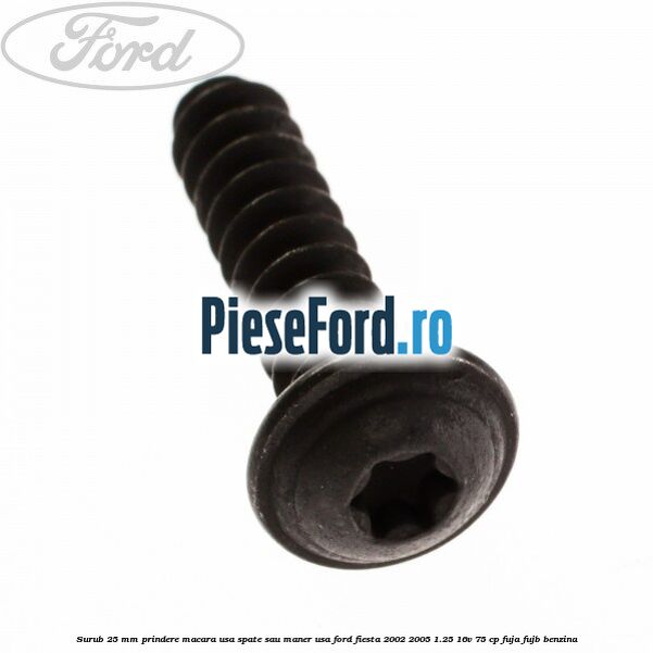 Surub 25 mm prindere macara usa spate sau maner usa Ford Fiesta 2002-2005 1.25 16V 75 cp FUJA, FUJB benzina