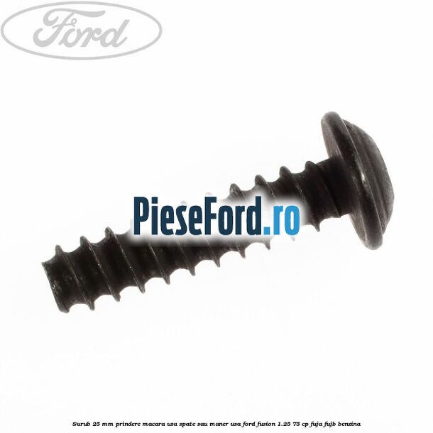 Surub 25 mm prindere macara usa spate sau maner usa Ford Fusion 1.25 75 cp FUJA, FUJB benzina